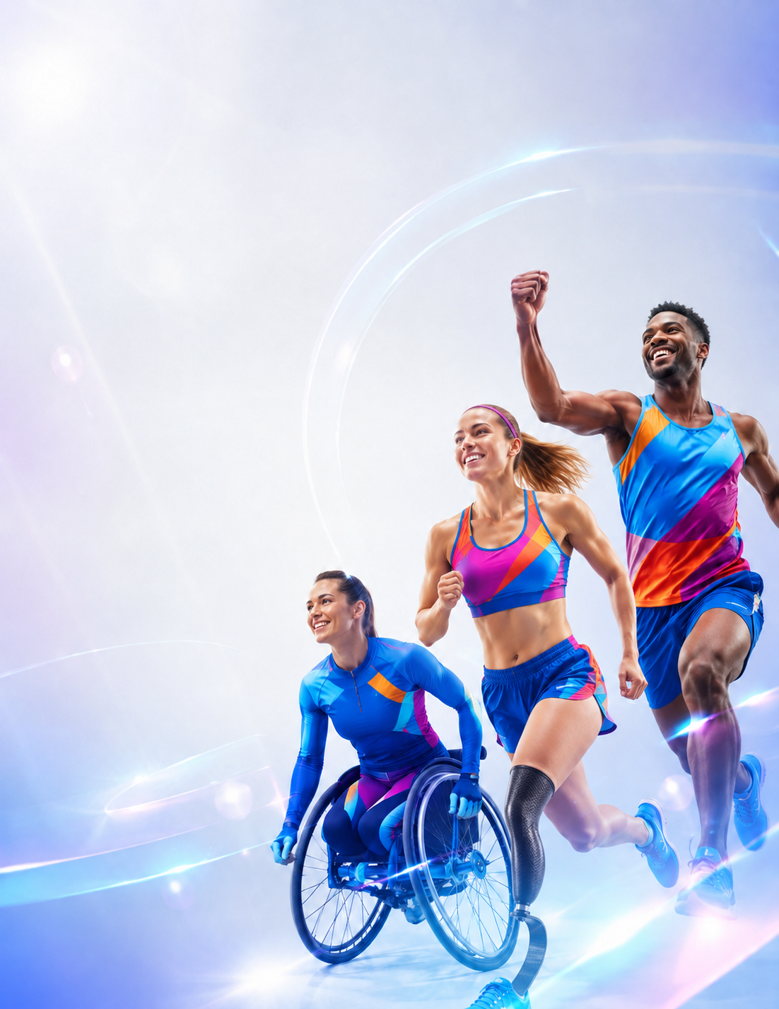 Deportistas de diferentes disciplinas